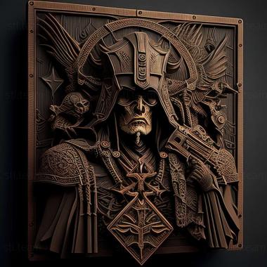 3D model Warhammer 40000 Inquisitor Martyr game (STL)